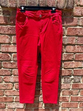 Revolt Jeans Red, Size 10